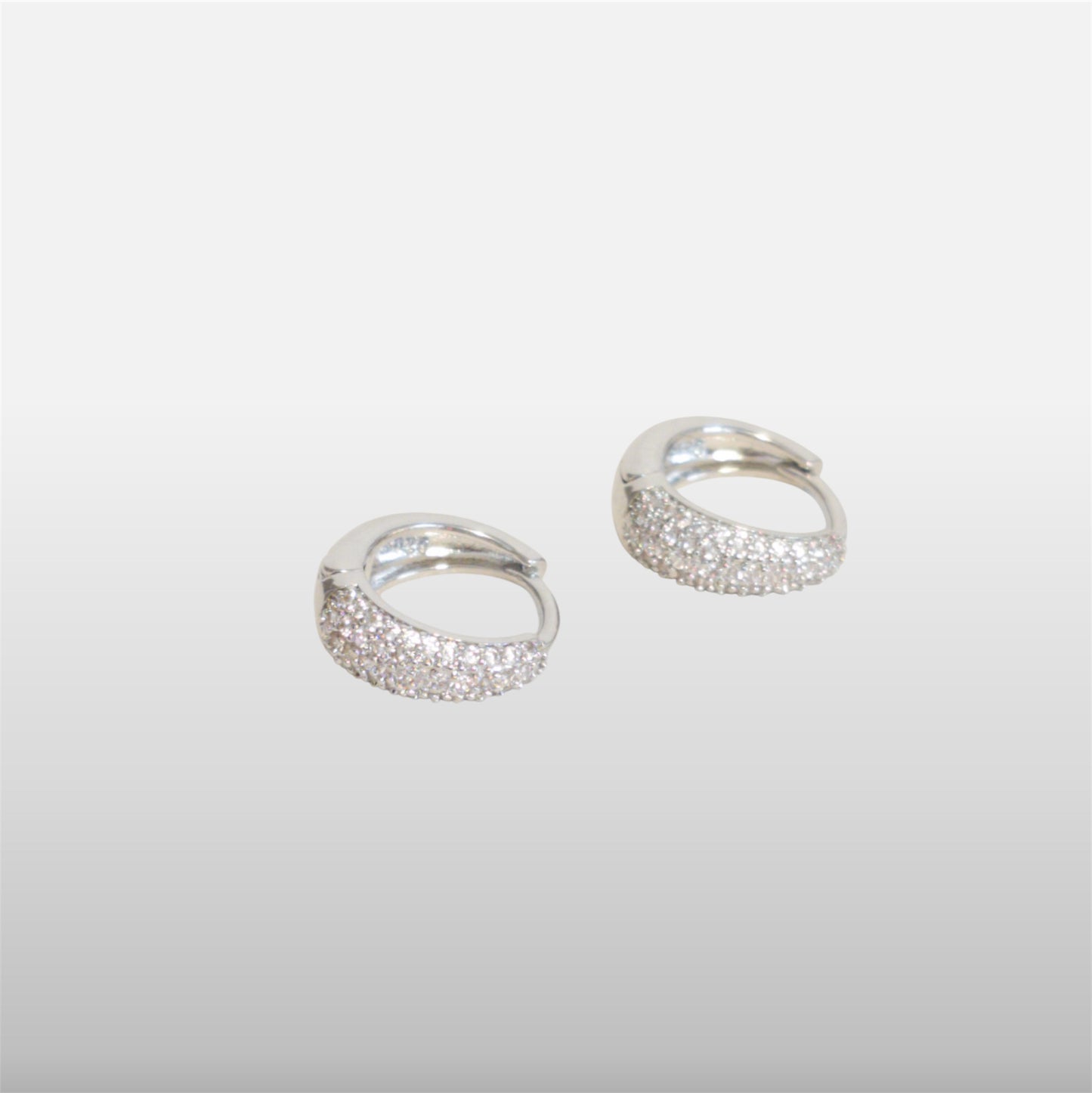 SILVER925- MOON HOOP